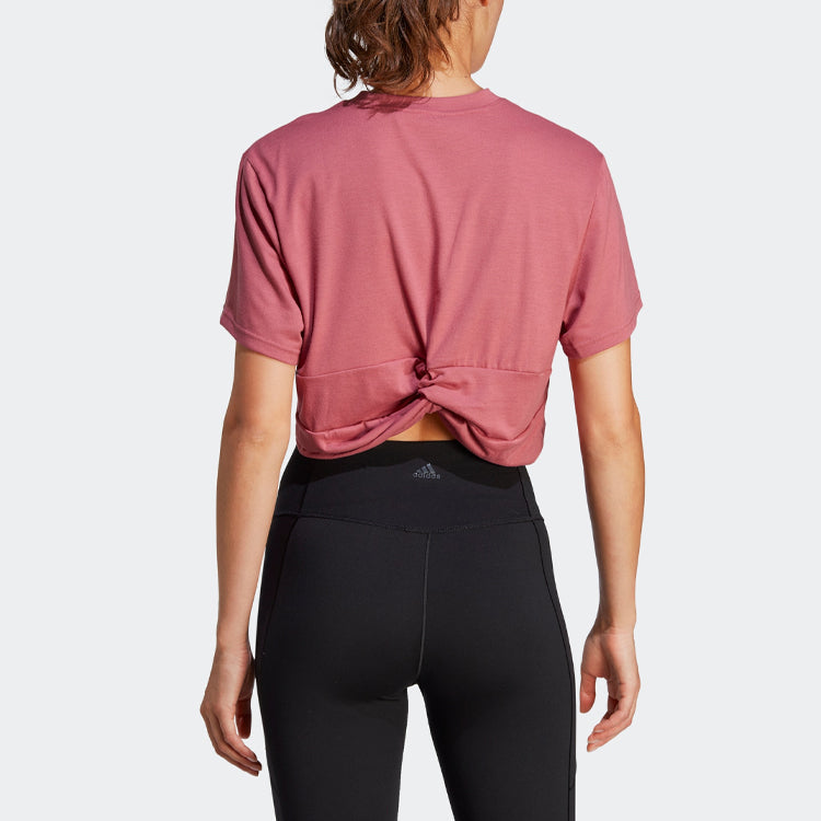 (WMNS) adidas Studio Tee 'Pink' IB8563