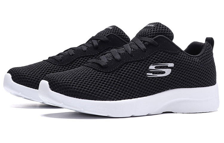 (WMNS) Skechers Low-Top 'Black' 66666177-BKW