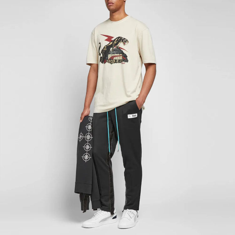 PUMA x Rhude Track Pants 'Black White' 595342-01