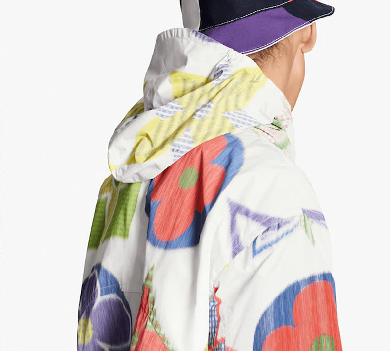 LOUIS VUITTON LV Monogram Floral Windbreaker For Men Beige 1A7XJ