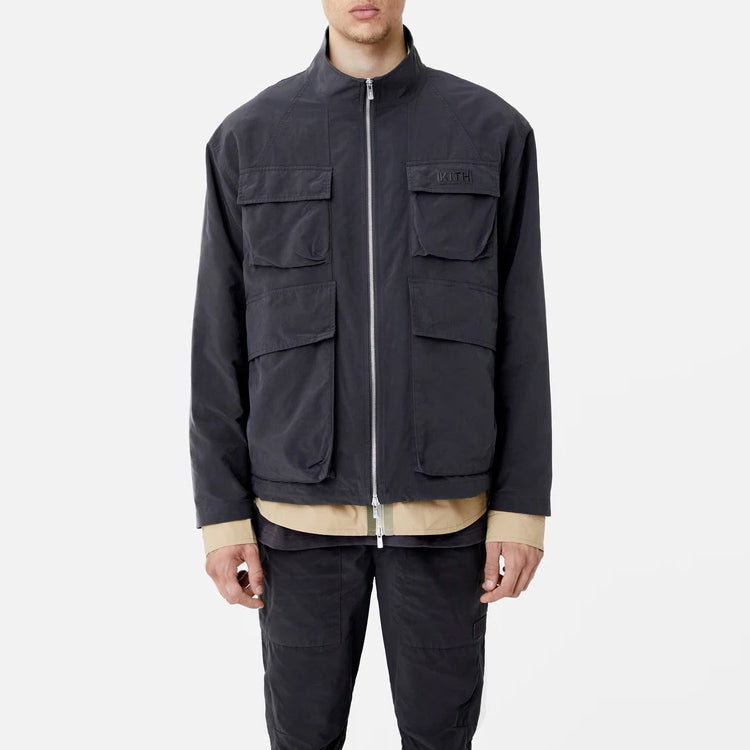 KITH Nylon Militia Zipper Black Jacket KH1215-100