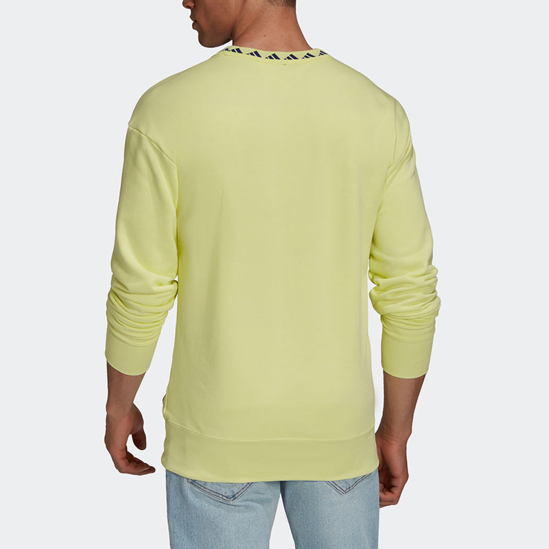 adidas Juventus Icons Crew Sweatshirt 'Pulse Yellow' GR2899