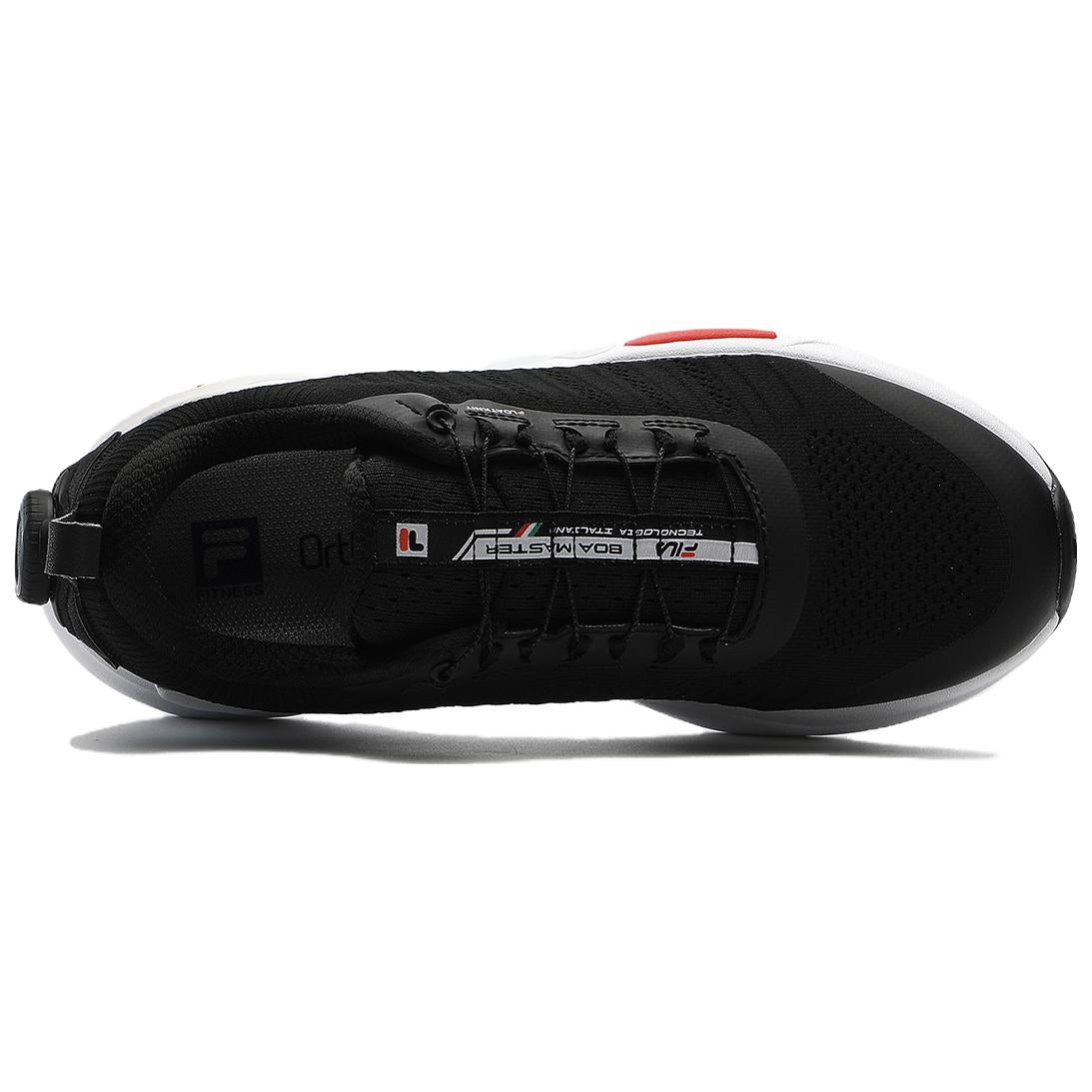 (WMNS) FILA BOA MASTER Sneakers 'Black White' A12W331307FBK