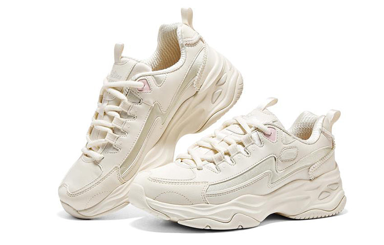 (WMNS) Skechers D'lites 4.0 'White' 896156-OFWT