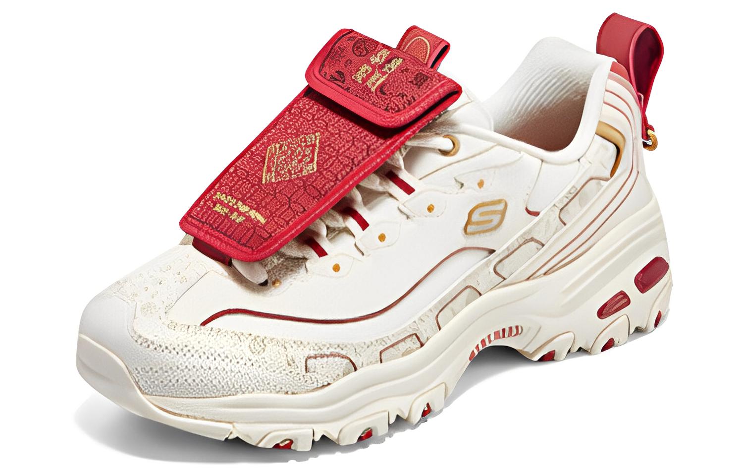 (WMNS) Skechers 'White Red' 800008-WRD