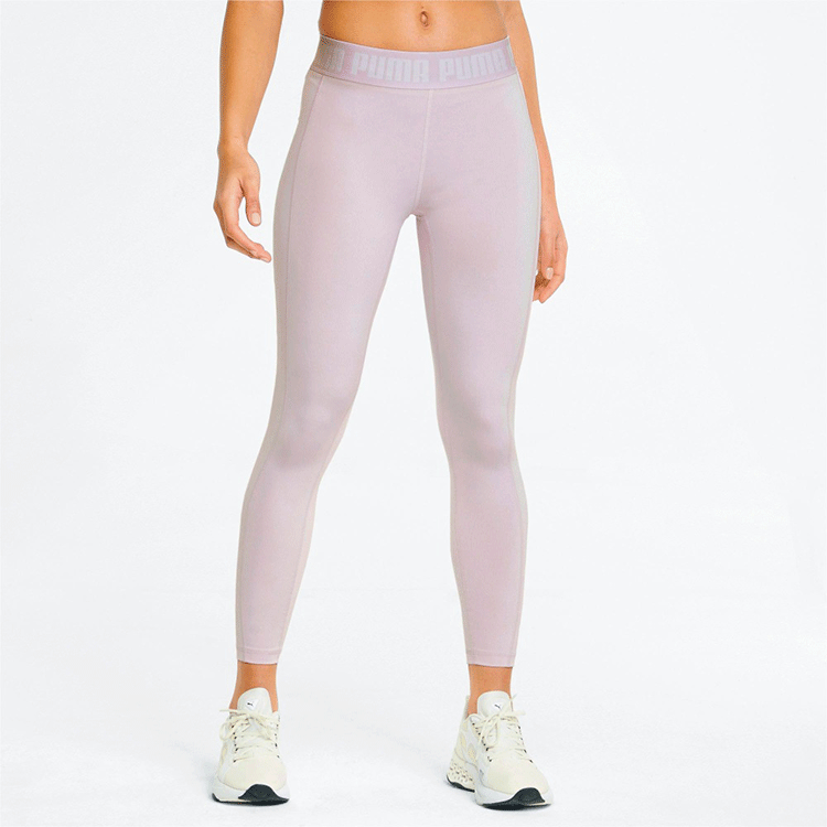 (WMNS) PUMA Logo Band High Waisted Leggings 'Lila' 521601-17