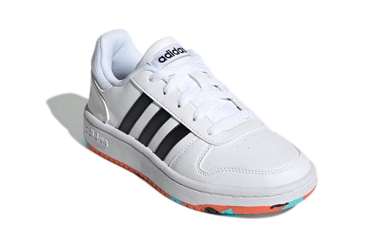 (GS) adidas Hoops 2.0 K 'White Black' H01539