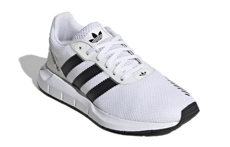 (GS) adidas originals Swift Run J 'White Black' FW1706