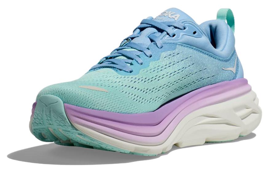(WMNS) HOKA ONE ONE Bondi 8 D Wide 'Airy Blue Sunlit Ocean Purple' 1127954-ABSO