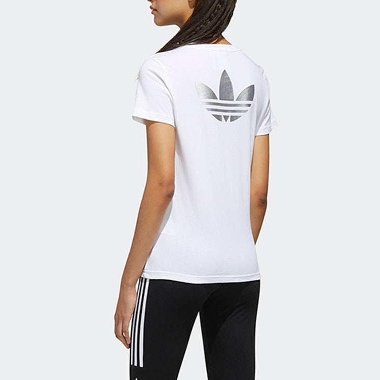 (WMNS) adidas originals Logo Printing White GH7780