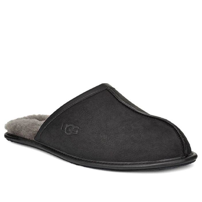 UGG Scuff Leather Slipper 'Black' 1108192-BLK
