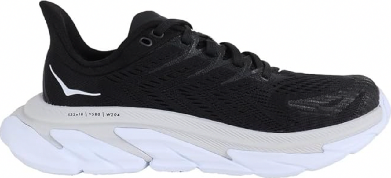 (WMNS) HOKA ONE ONE Clifton Edge 'Black White' 1110511-BWHT