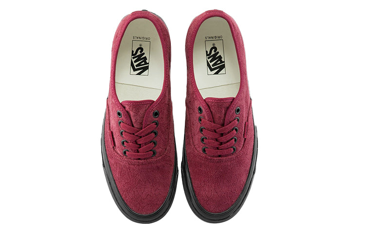 Vans OG Authentic LX 'Velvet Emboidery - Leopard Pomegranate' VN0A4BV99RH
