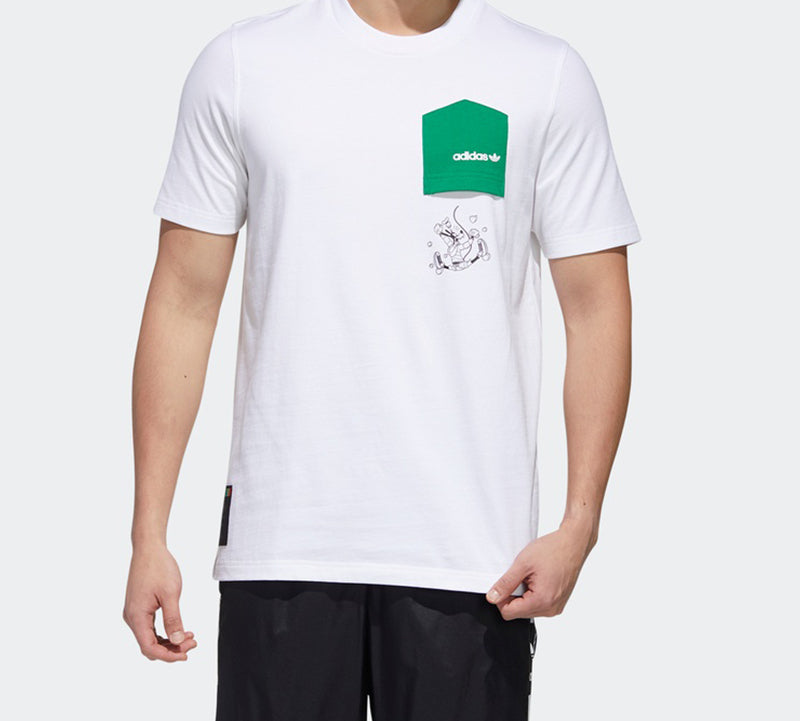 adidas x Disney Goofy T1 Crossover Pocket Short Sleeve White GP6477