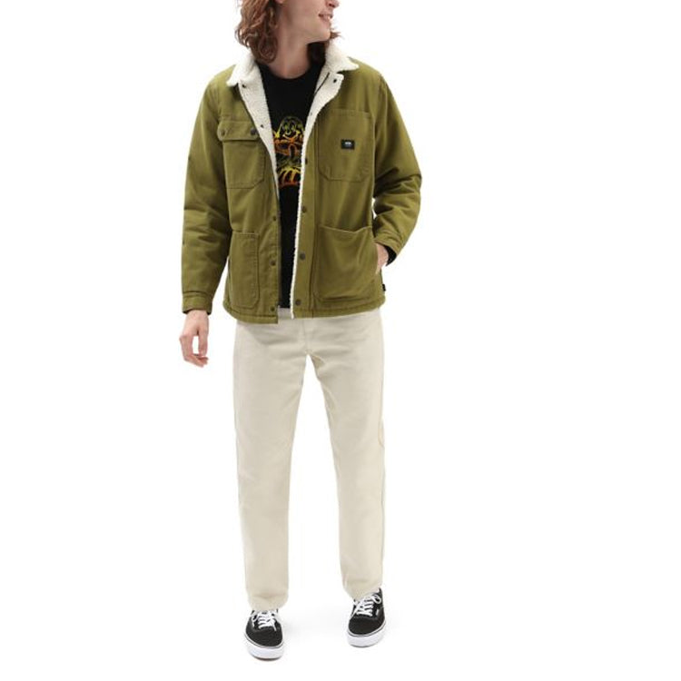 Men's Vans Casual Cargo lapel Jacket Green VN0A5KLKYXV