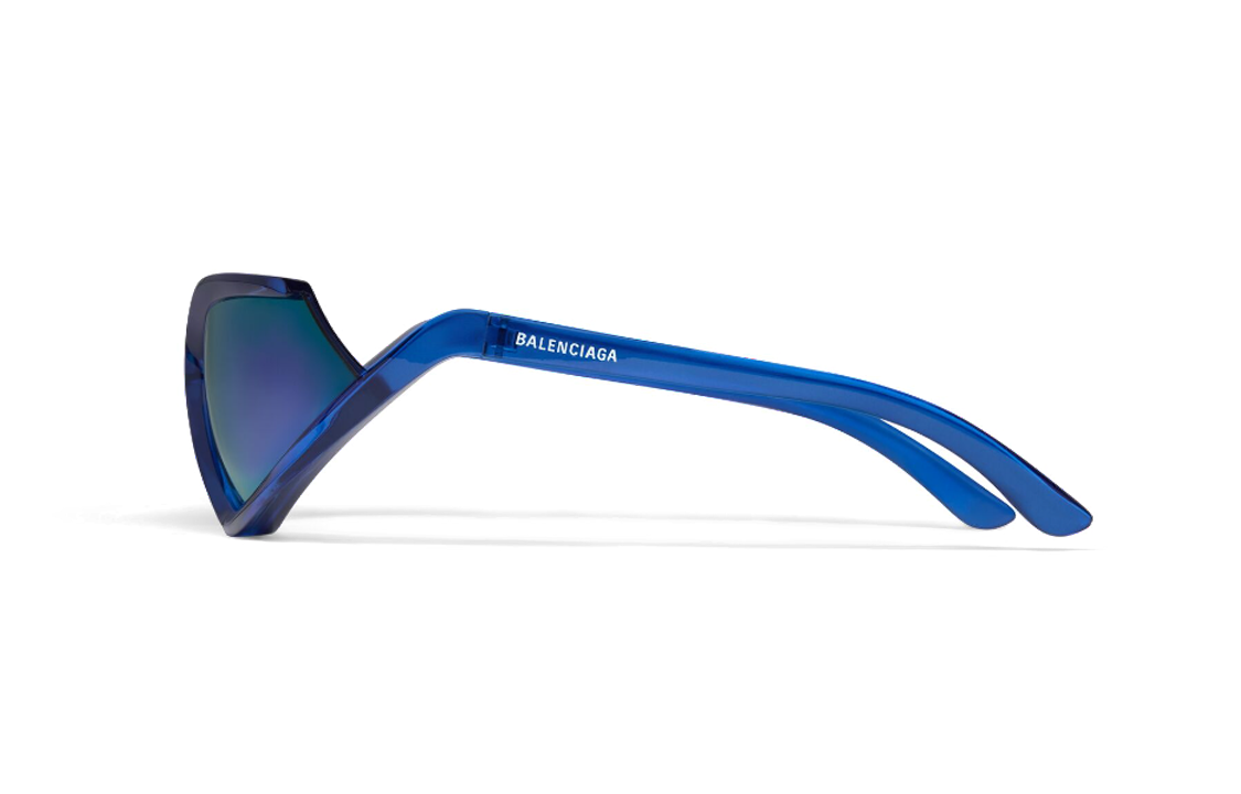 Balenciaga Side Xpander Cat Sunglasses 'Blue' 751418T00074015