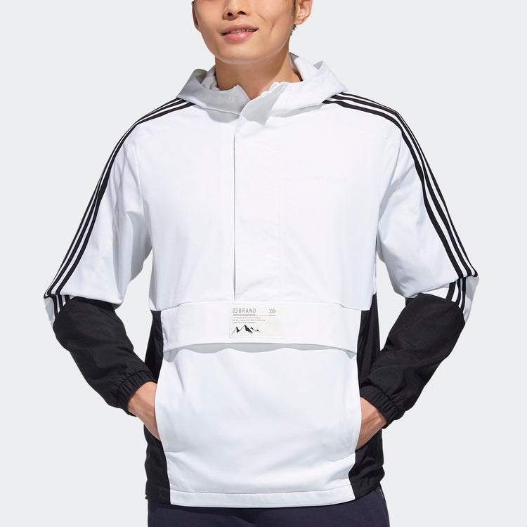 adidas neo Casual Sports hooded Jacket White GM2296