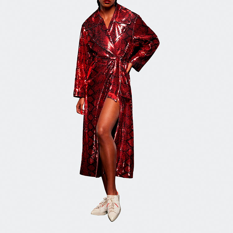 (WMNS) adidas Originals x IVY Park SEQ Duster Jacket 'Red' HH7330