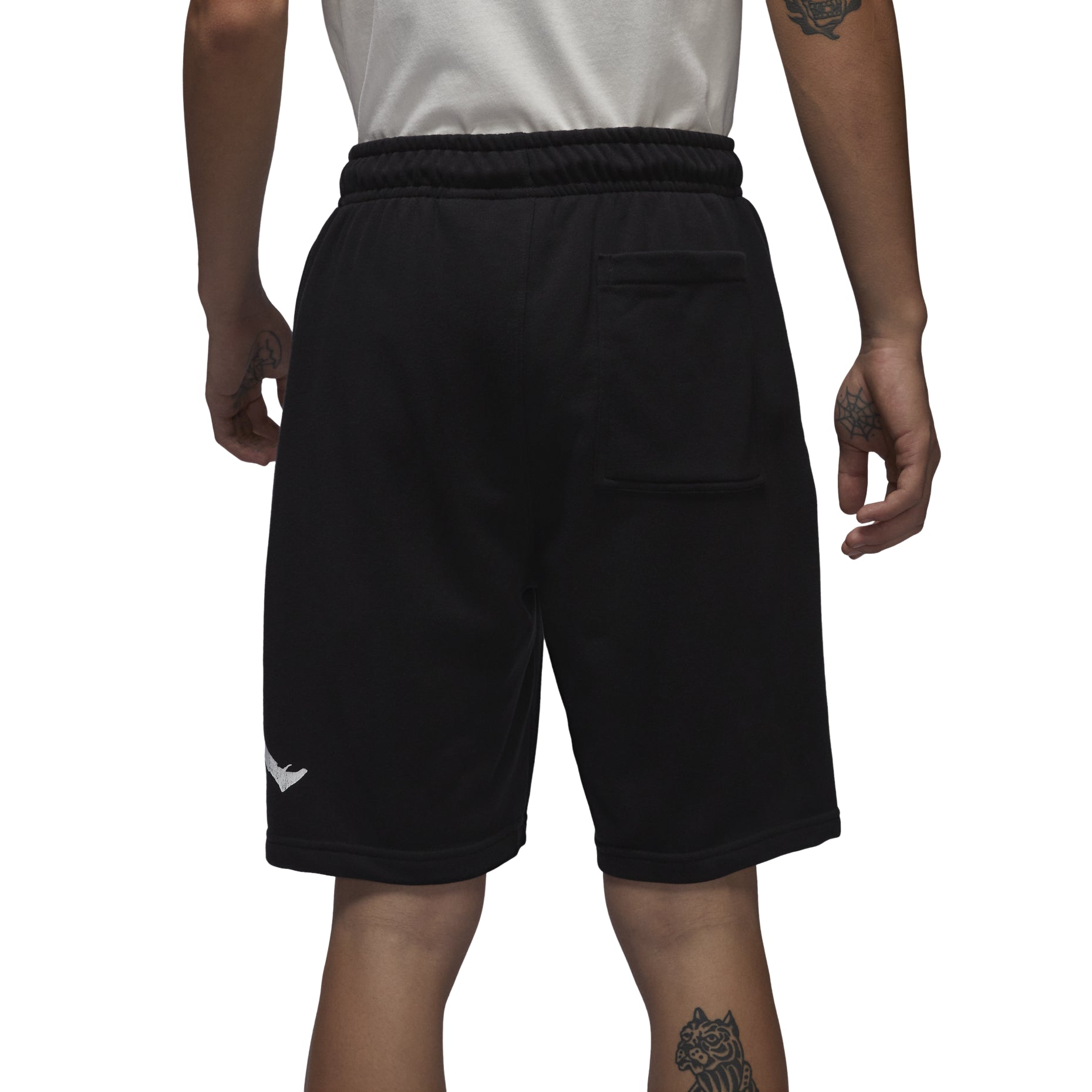 Air Jordan Essentials Fleece Shorts Asia Sizing 'Black White' FV7310-010