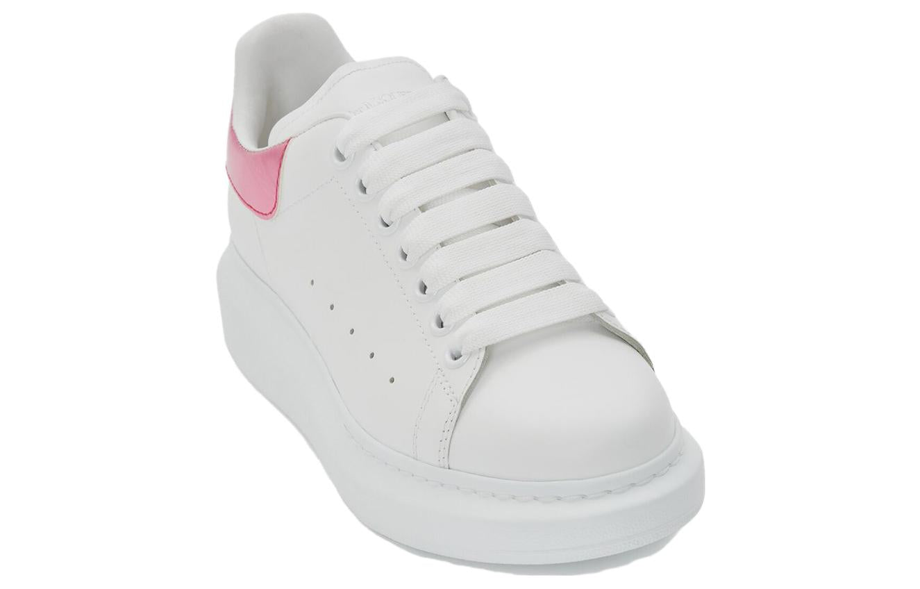 (WMNS) Alexander McQueen Oversized Sneaker 'White Pink Metallic' 676702WICGG9993
