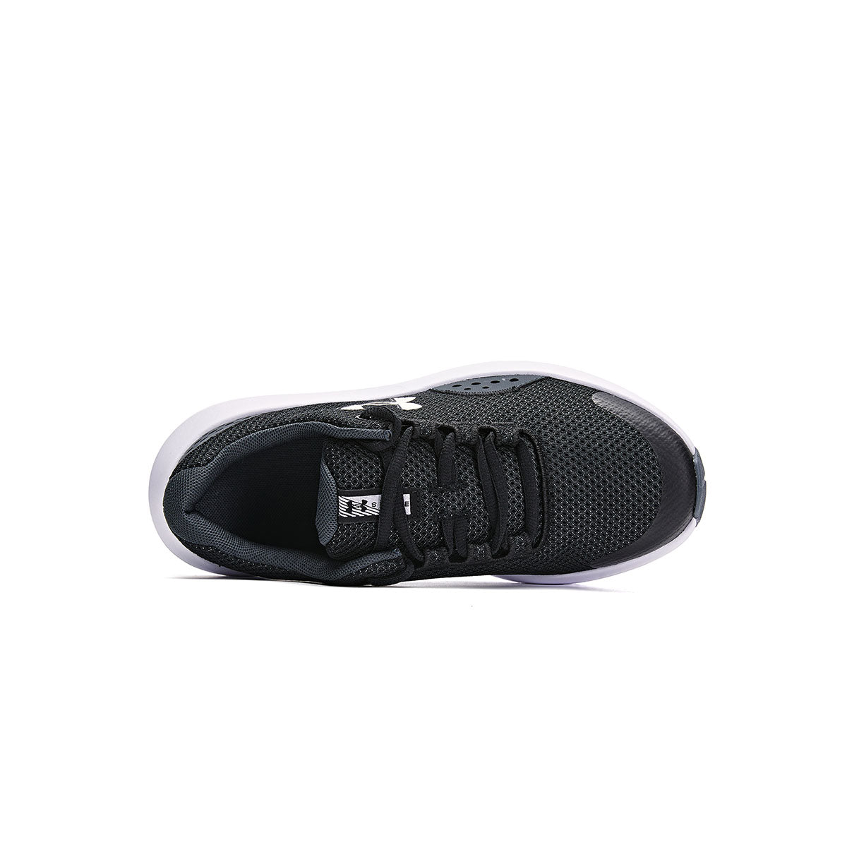(GS) Under Armour Surge 4 Running Shoes 'Black White' 3027103