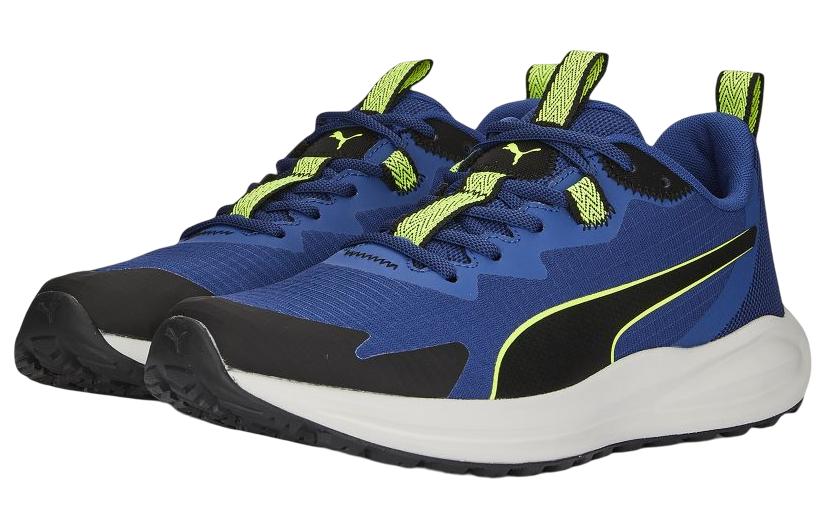 PUMA Twitch Runner Trail 'Blazing Blue Lime Squeeze' 376961-04