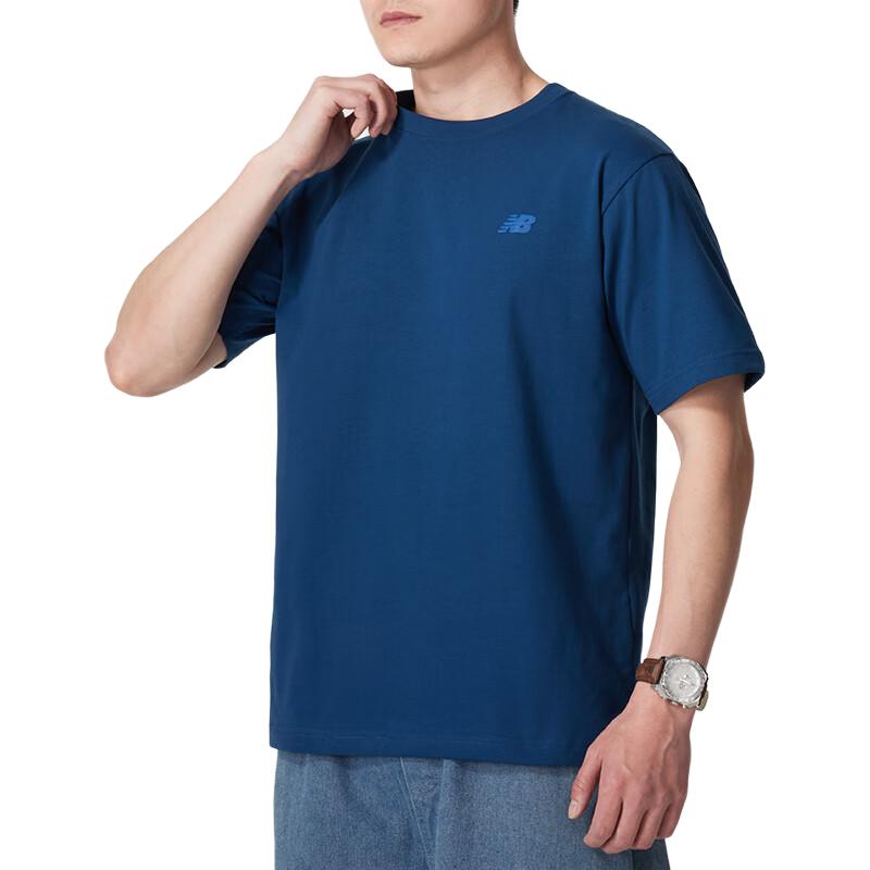 New Balance Wave Club T-shirt Asia Sizing 'Blue' NEE26151-DIG