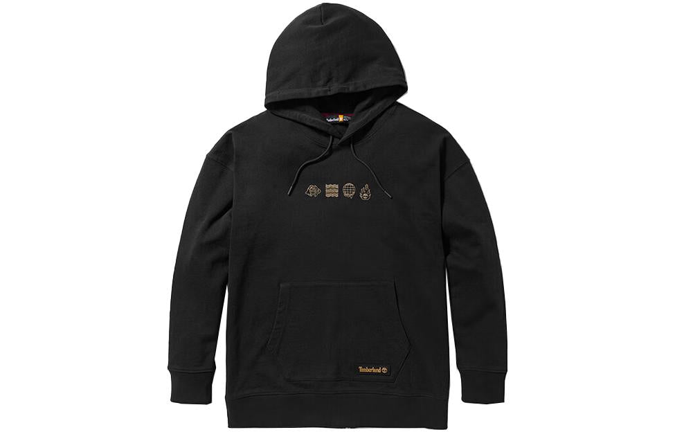 Timberland Tree Logo Hoodie 'Black and Red Globe' A6UM2-001