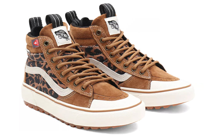 Vans Unisex SK8-Hi MTE-2 High-Top Sneakers Brown Leopard 'Brown Black White' VN0A5HZZA0A