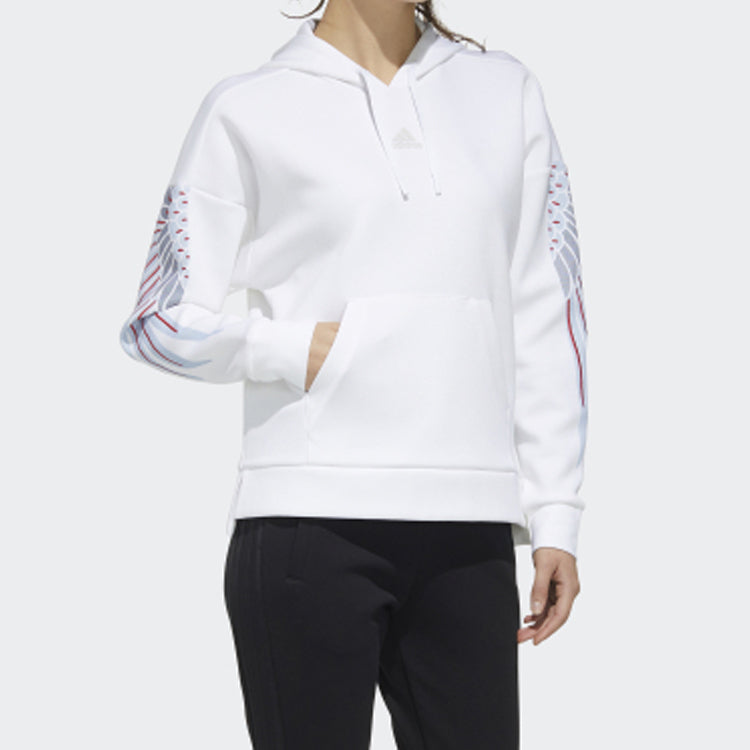 (WMNS) adidas W MIC GFX SWEAT White GG0771