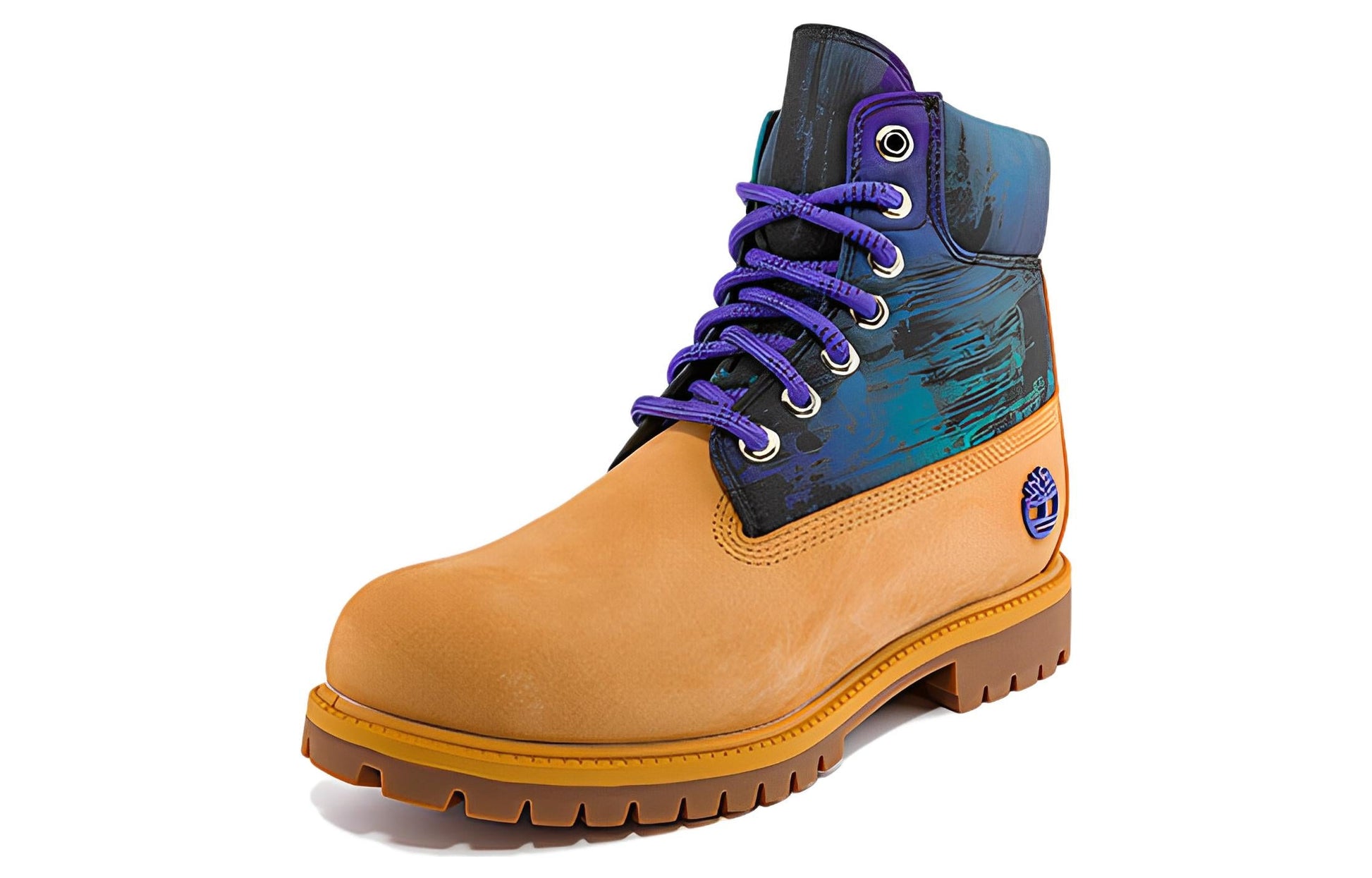 Timberland Heritage 6 Inch Waterproof Boot 'Wheat Nubuck with Print' A2M5V