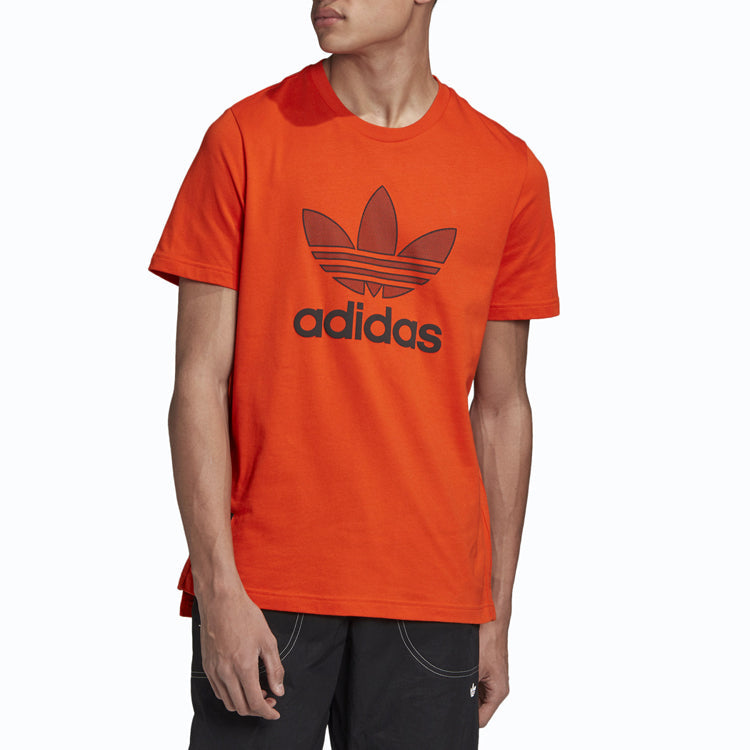 adidas originals Sports Round Neck Short Sleeve Orange Yellow GK0645
