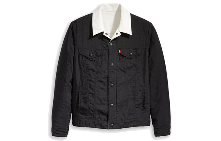 Levi's x Air Jordan Crossover reversible Casual Denim Jacket 'White Black' 56437-0004