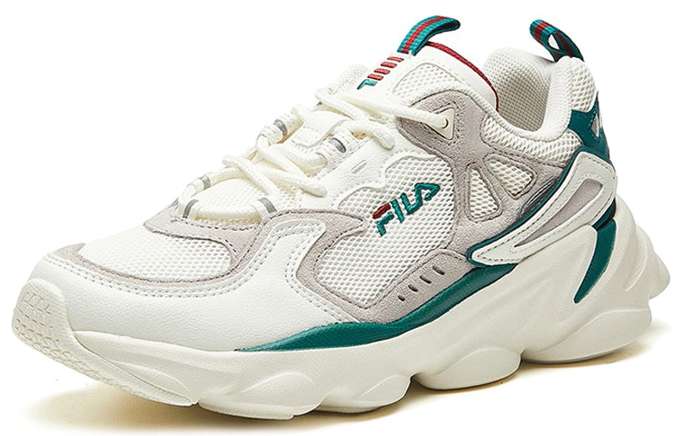 (WMNS) FILA Skipper Captain Sneakers White/Green F12W931129CMA