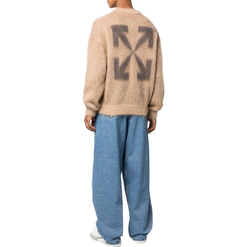Off-White Logo-Embroidered Jumper OMHE137F22KNI00162626262