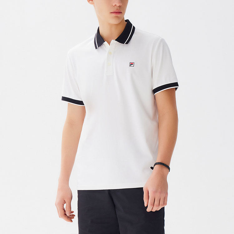 FILA Business Casual Short Sleeve polo White F11M128106F-WT