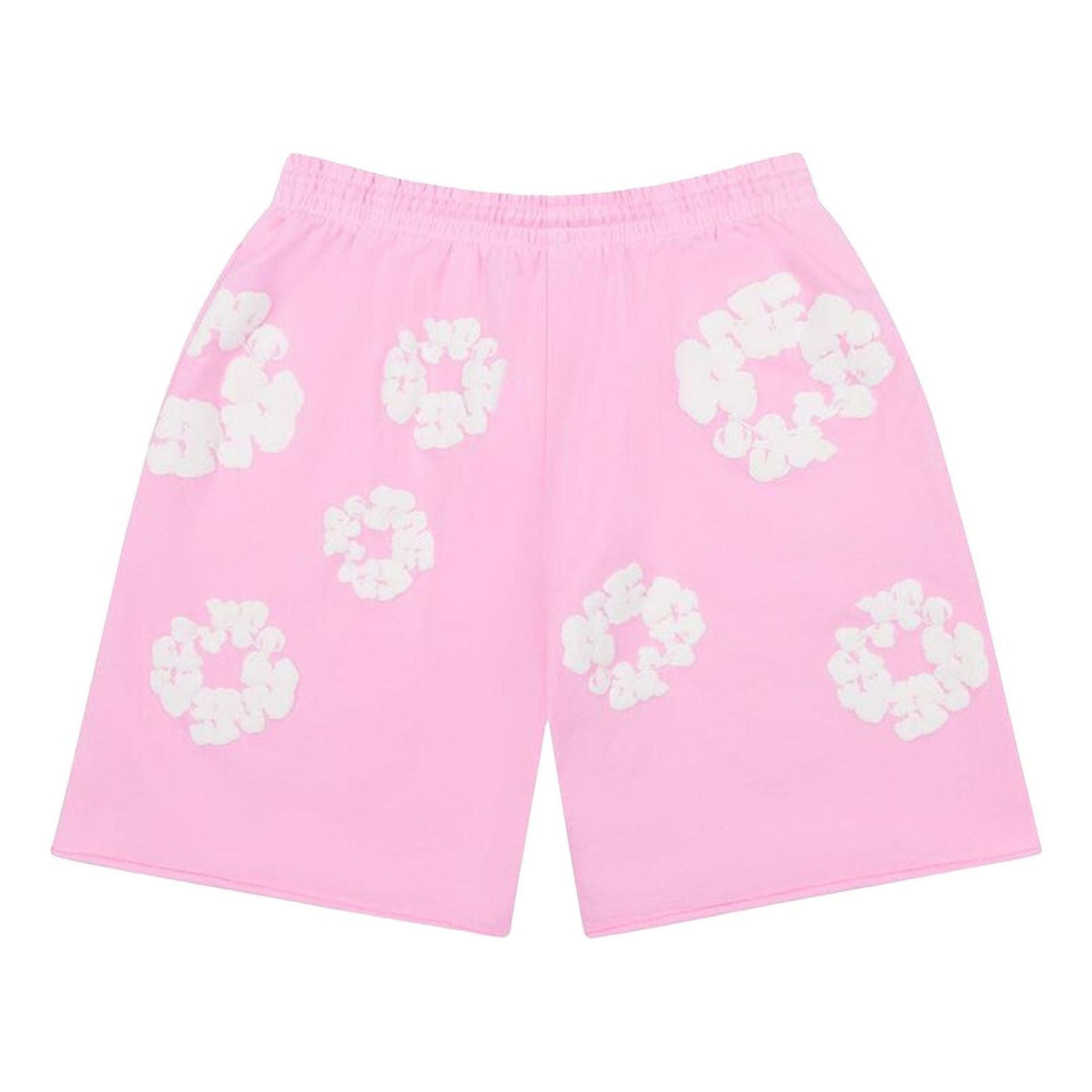 Denim Tears The Cotton Wreath Sweat Shorts 'Powder Pink' FW24BRS0011