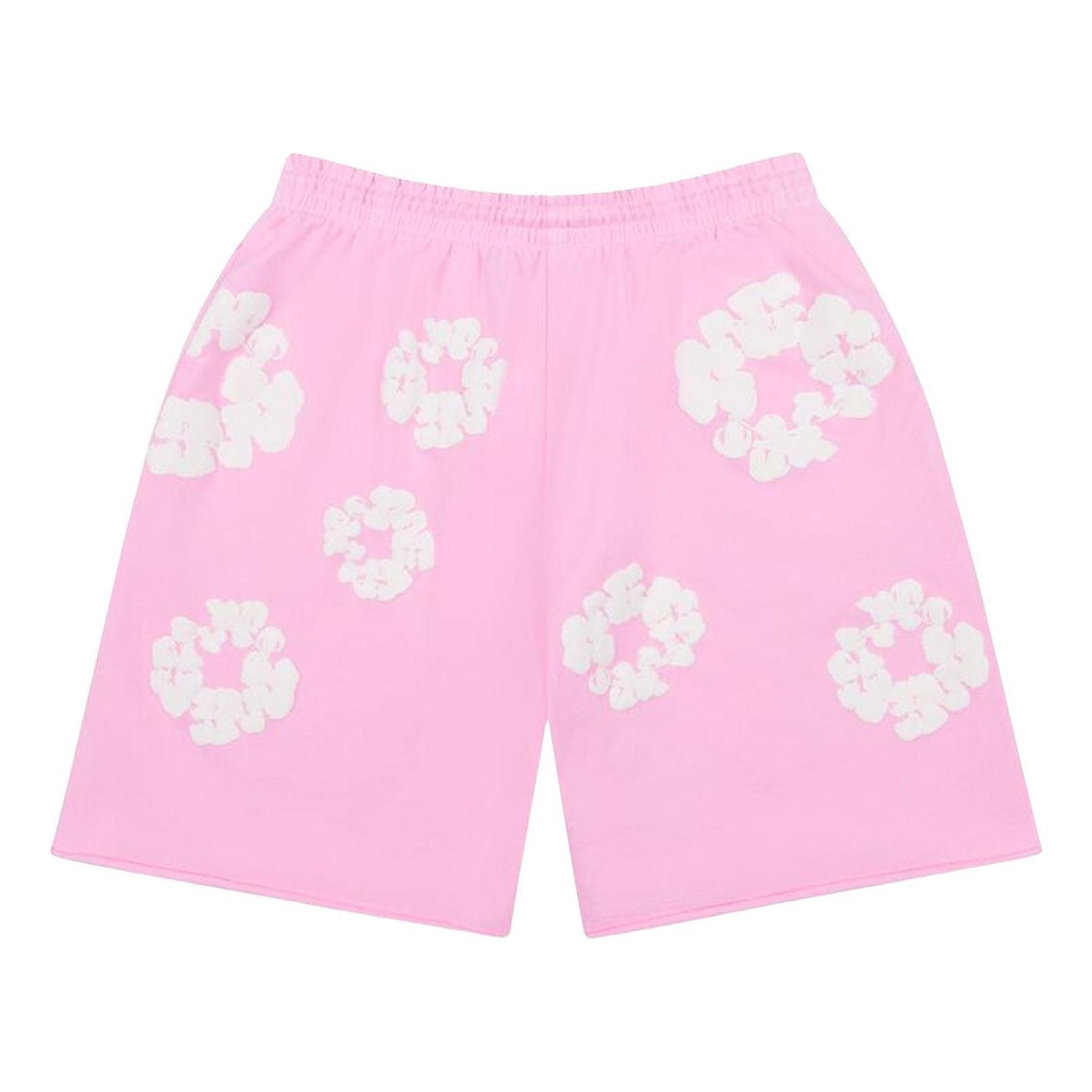 Denim Tears The Cotton Wreath Sweat Shorts 'Powder Pink' FW24BRS0011