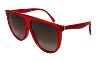 CELINE Irregular Shape Sunglasses Women's Red