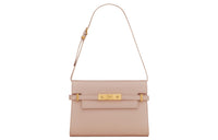 SAINT LAURENT Cow Leather Crossbody Bag Shoulder Bag Women's Rose Pink