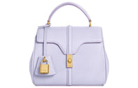 CELINE 16 Lizard Leather Shoulder Bag Crossbody Bag Handbag Mini Women's Light Lavender