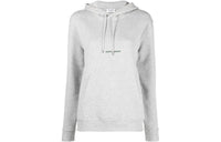 SAINT LAURENT Embroidered Logo Long-sleeve Hoodie
