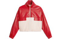 CELINE SS23 Leather Jacket Women's Red