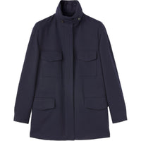Loro Piana SS24 Jackets Coats Women's Marine Blue