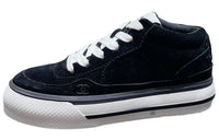 CHANEL Wear-Resistant Mid-Top Skateboard Shoes Women's Dark Blue