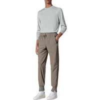 HERMES SS24 Athletic Trousers Men's Mud Charcoal