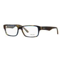PRADA Rectangular Eyeglass Frames Men's Brown