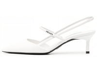 PRADA Slim Heel High Heels Women's White