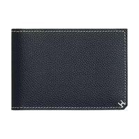 HERMES Evercolor Calfskin Card Holder Women's New Deep Sea Blue