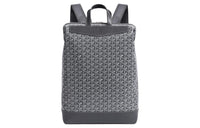 GOYARD Cisalpin Canvas Leather Backpack Unisex Gray